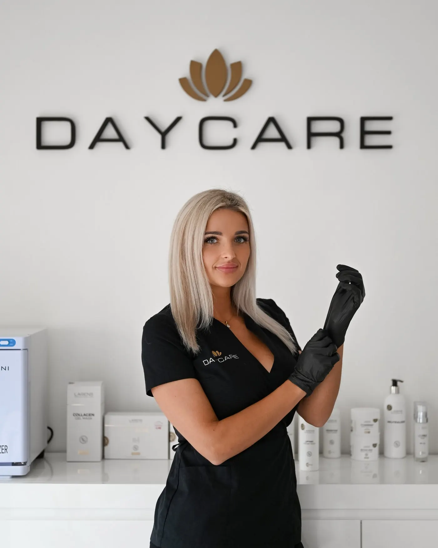 Lucie Pavlusová v kosmetickém salonu DAYCARE Liberec